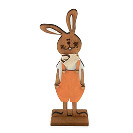 Easter bunny wooden table decor