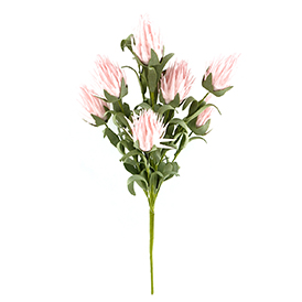 Thistle artifical flowers bush