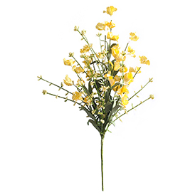 Yellow blossom artifical flowers bush