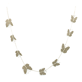Spring butterfly garland