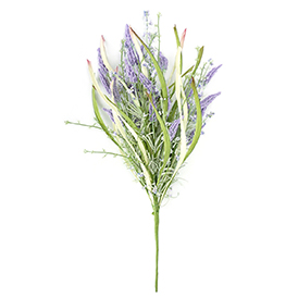 Floral artifical flowers bush