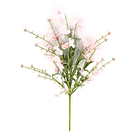 Pink blossom artifical flowers bush