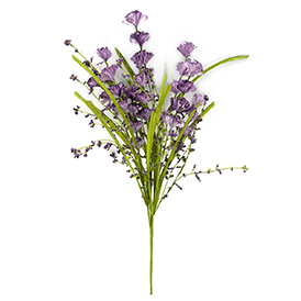 Purple blossom artifical flowers bush