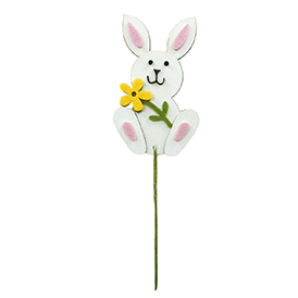 Wooden bunny pick