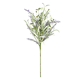 Faux lavender artificial flowers stem