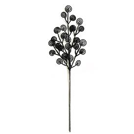 Black circle shape spray