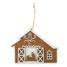 Nativity scene pendant