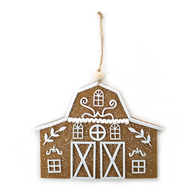 Snow big house pendant