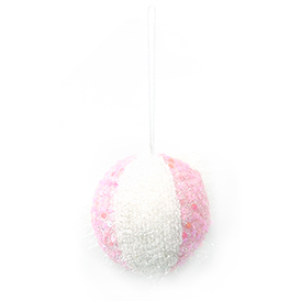 Pink white ball