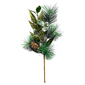 Pine needles christmas leaves pick