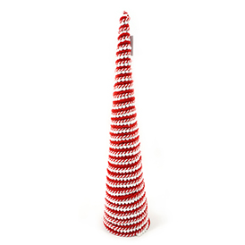 White hairball christmas tree decoration