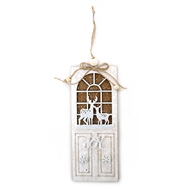 White gate pendant
