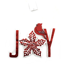 Christmas snowflake bird pendant