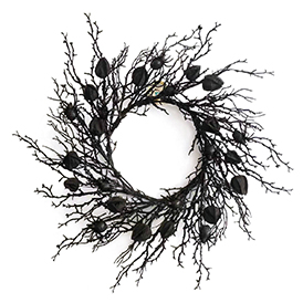 Maiden fruit branch wreath