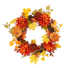 Pumpkin Wreath
